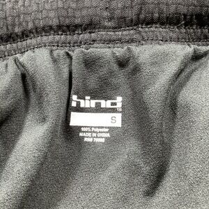 Hind Hydra Mens Small Black Athletic Running Shorts Mesh Panels Reflective Trim
